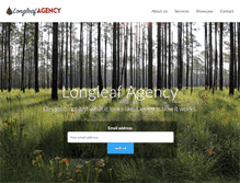 Tablet Screenshot of longleafagency.com